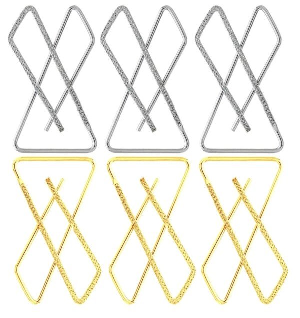 12 Pcs Brooch, Dress, Chuniri and Scarfs Pins Ethnic Clip On Hijab and Safety Sari Pin for Women Gold And Silver