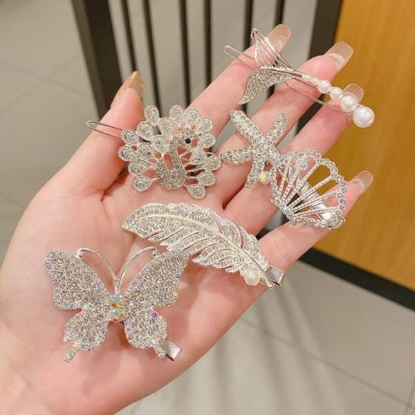 5pcs/Set Women Girls Elegant Korean Hair Clips Hairpin Barrette Hair Accessories
