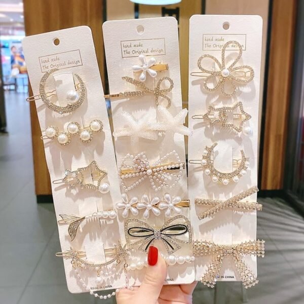 10pcs/Set Women Girls Elegant Korean Hair Clips Hairpin Barrette Hair Accessories