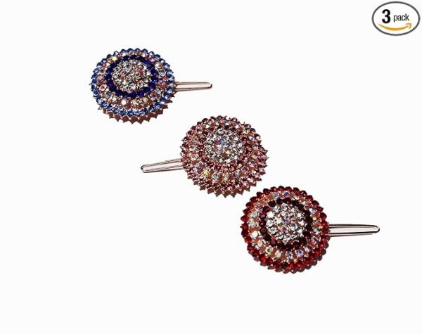 Fashion Hair Accessories Hair Clip For Women Rigstone Wrapped Bobby Pin Hairpins Barrettes, Wedding Bridal Ornaments For Ladies Girls
